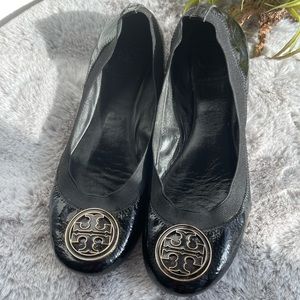 Tory Burch black flats. Size 7